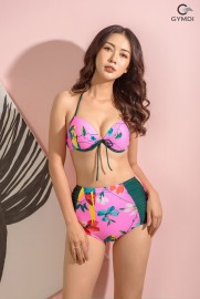 Bikini cạp cao khu vườn hồng 18138